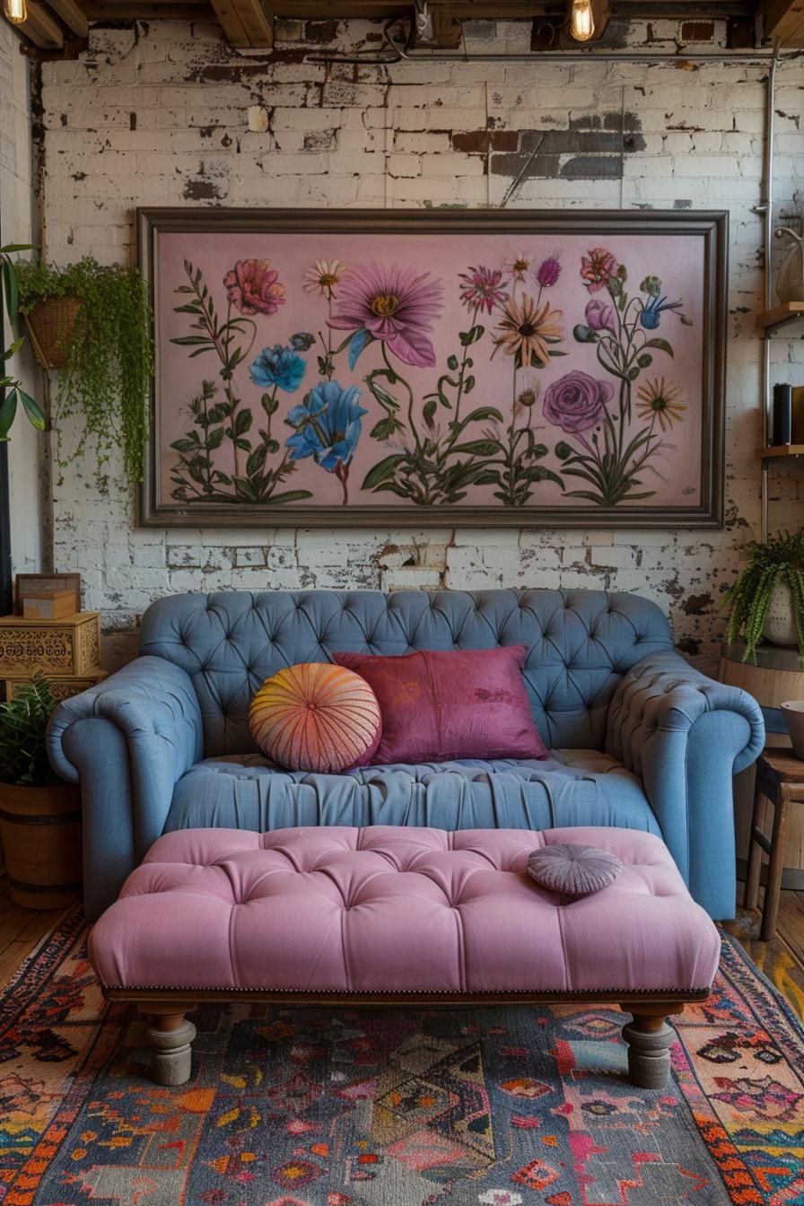 1. Artful Eclectic Boho Gallery Wall