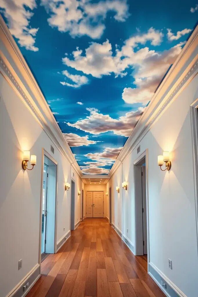 Painted Ceiling Murals That Mimic the Sky - photo 2