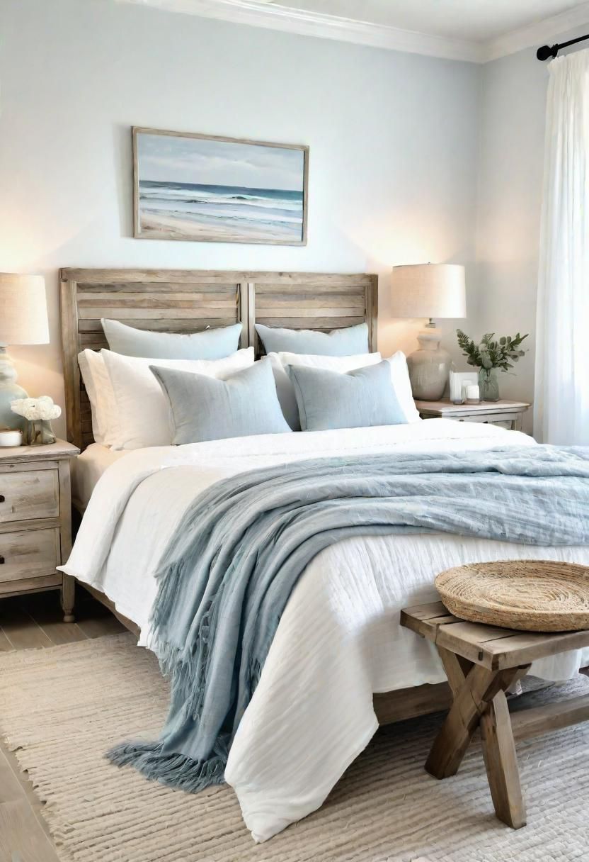 6. Coastal Calm Bedroom Oasis