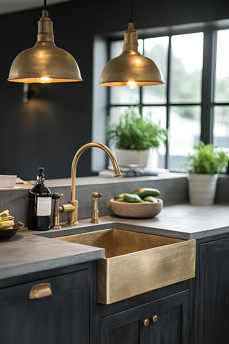 11. Mix Metallic Finishes in Small Kitchens