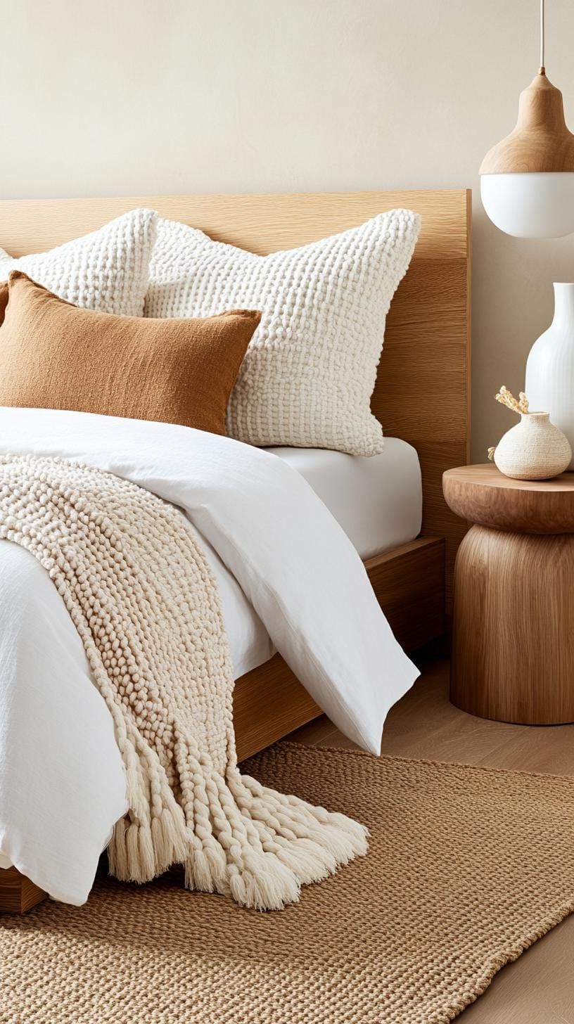 1. Cozy layered textures in warm neutral tones - photo 3