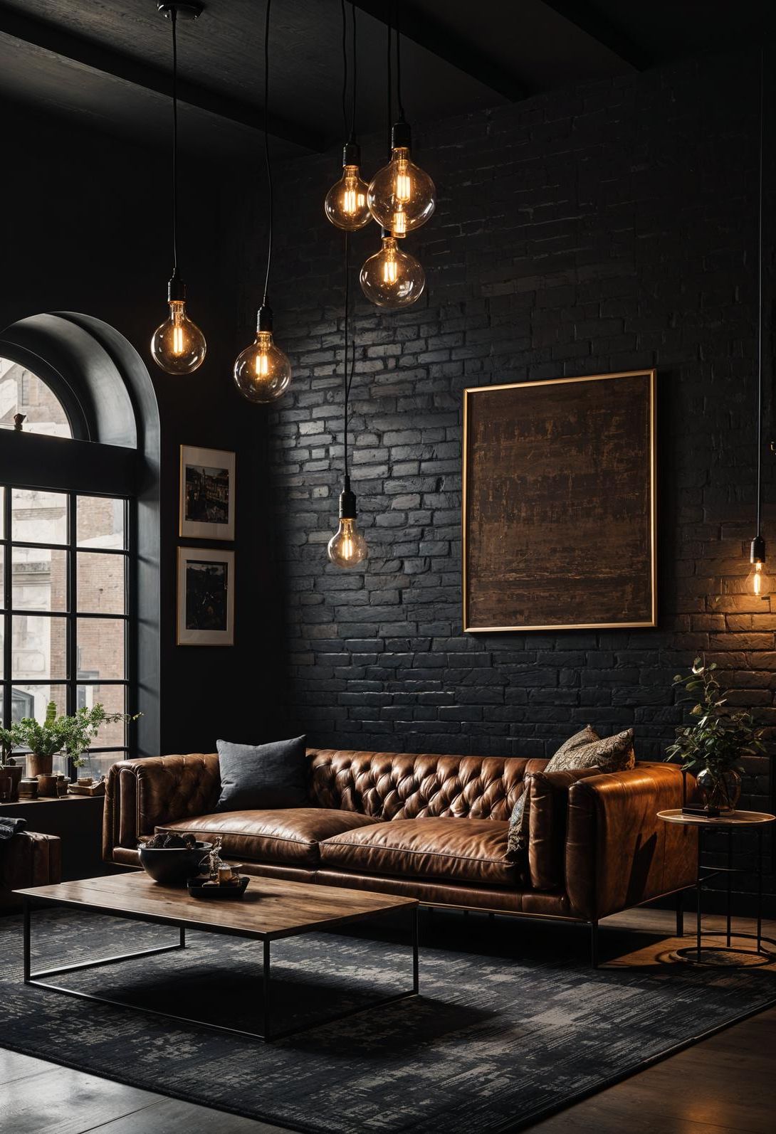 5. Loft-Style Dark Boho Chic
