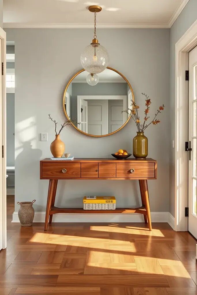 Mid-Century Modern Style for a Classic Entryway - photo 2