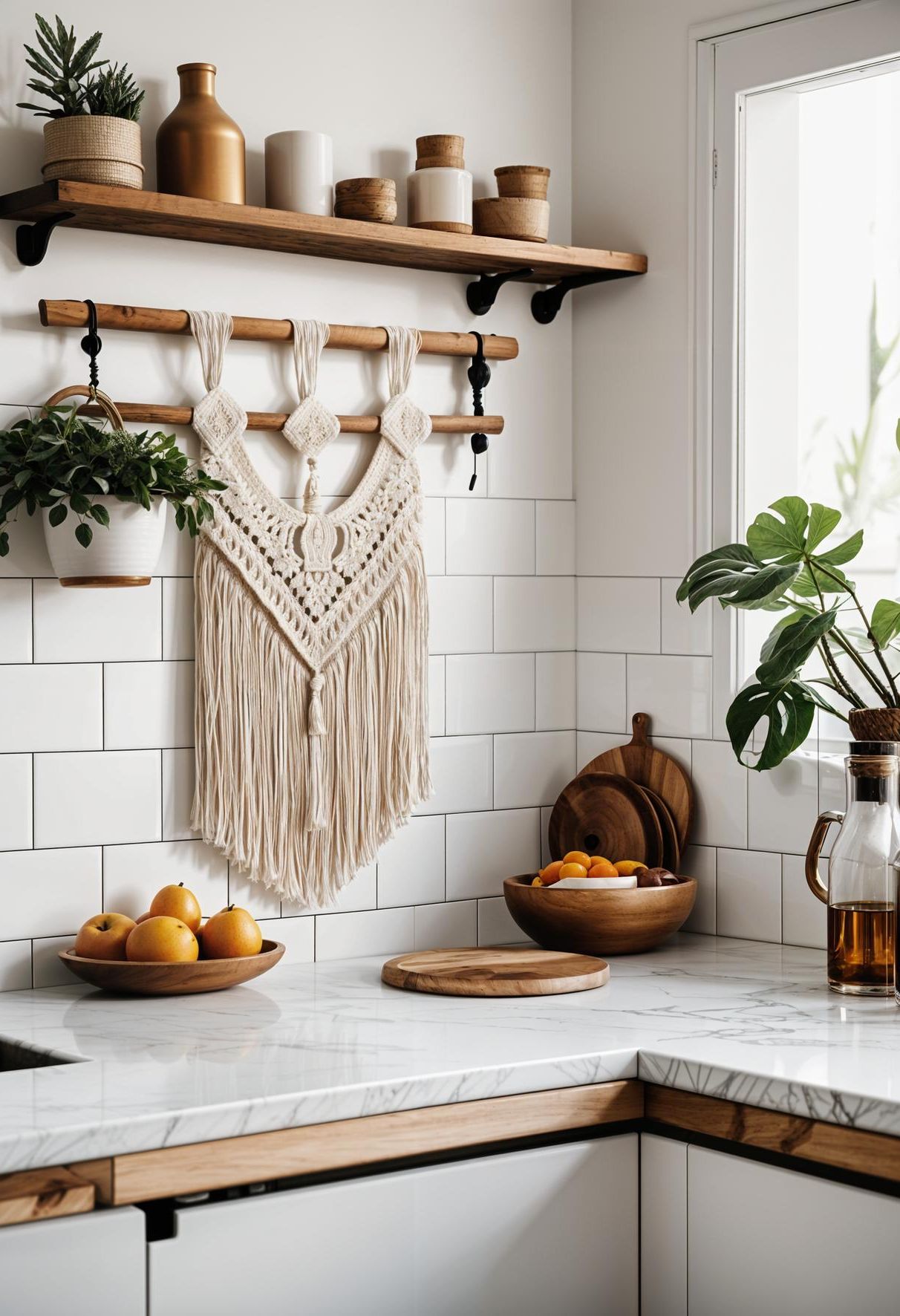 8. Minimalist Boho Kitchen Ideas