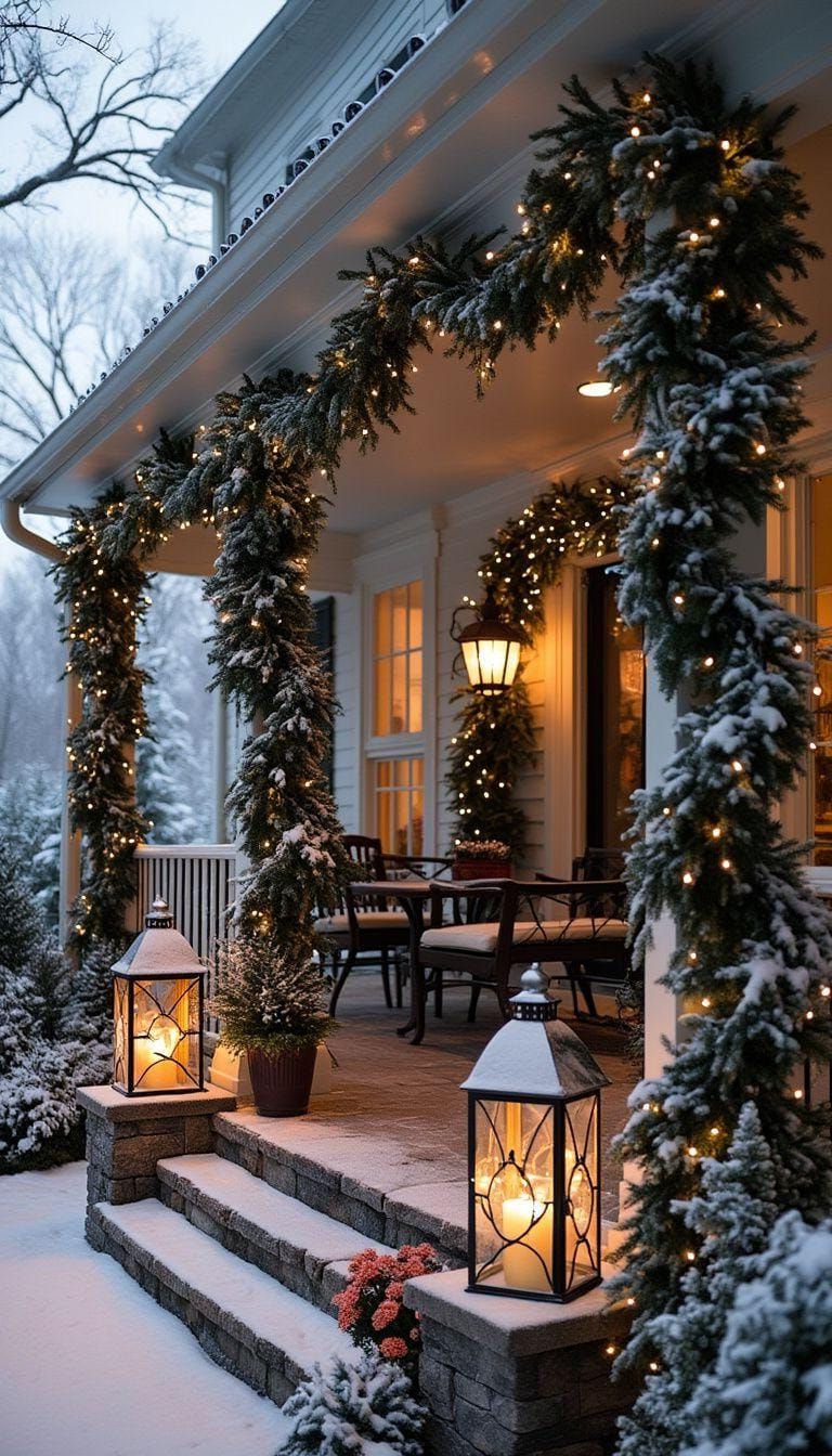 7. Holiday Look With Evergreen Garlands - photo 2