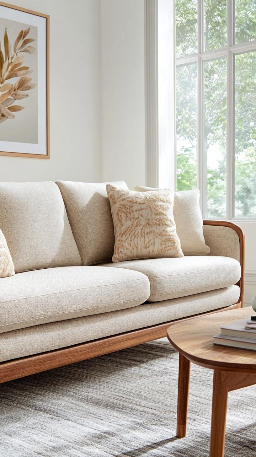 8. Scandinavian Sofas With Organic Wood Frames - photo 3