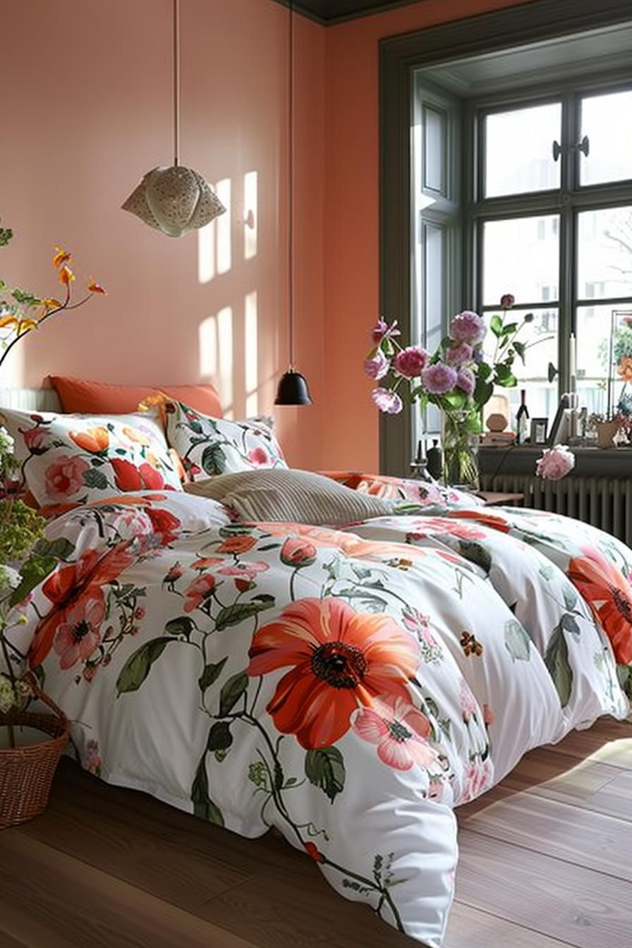 19. Floral Fantasy Decor for Teen Rooms
