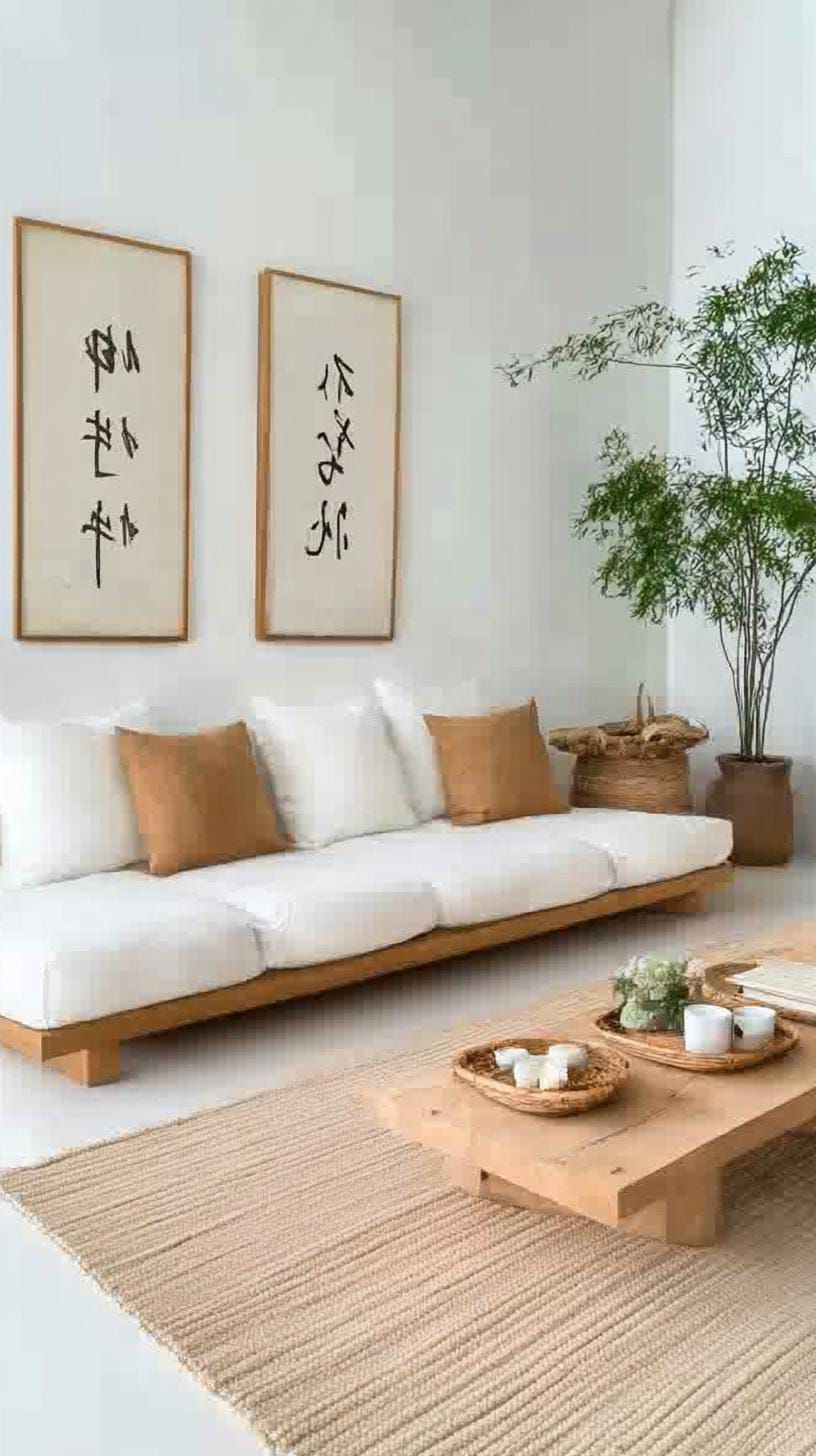 12. Calligraphy Scrolls Meet Nordic Wall Art - photo 2