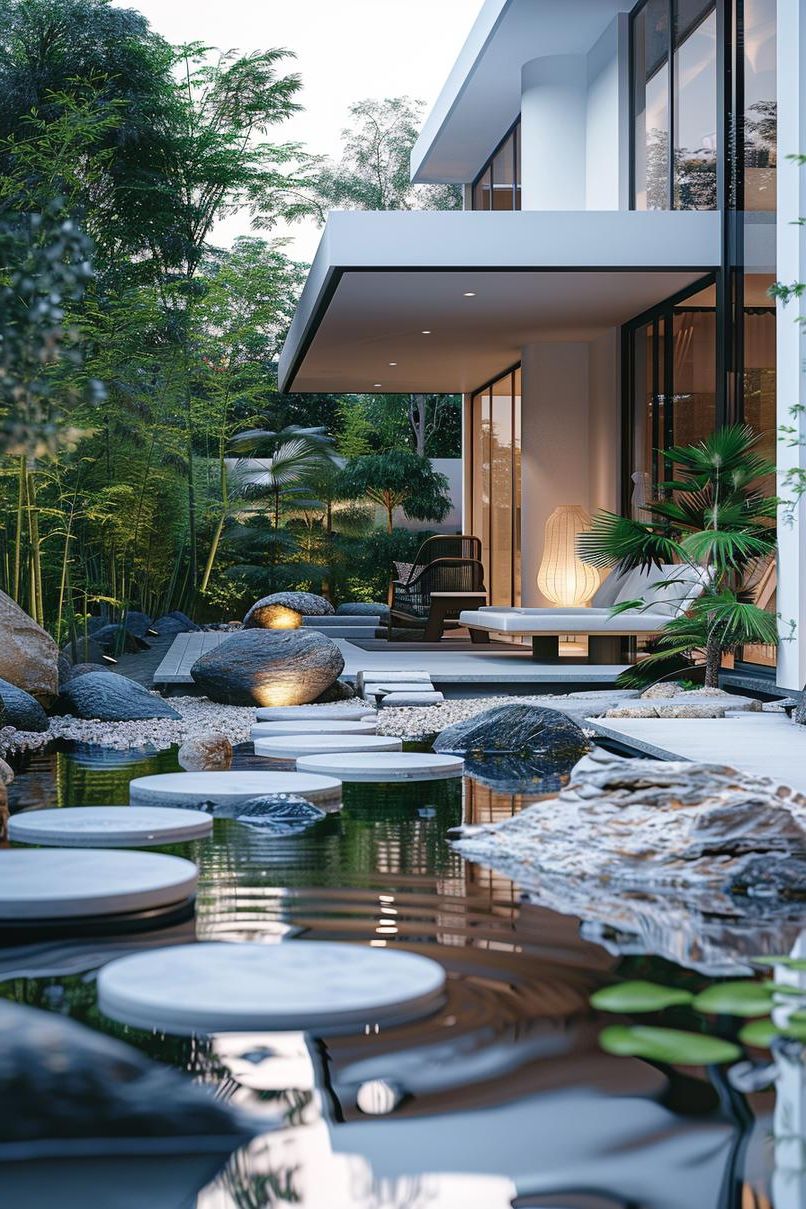 2. Modern Sleek Concrete Patio Look