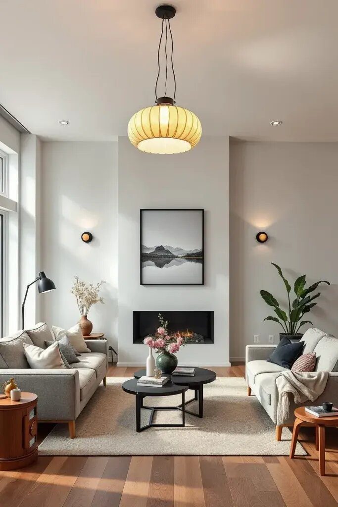 Sculptural Lighting That Brightens a Room