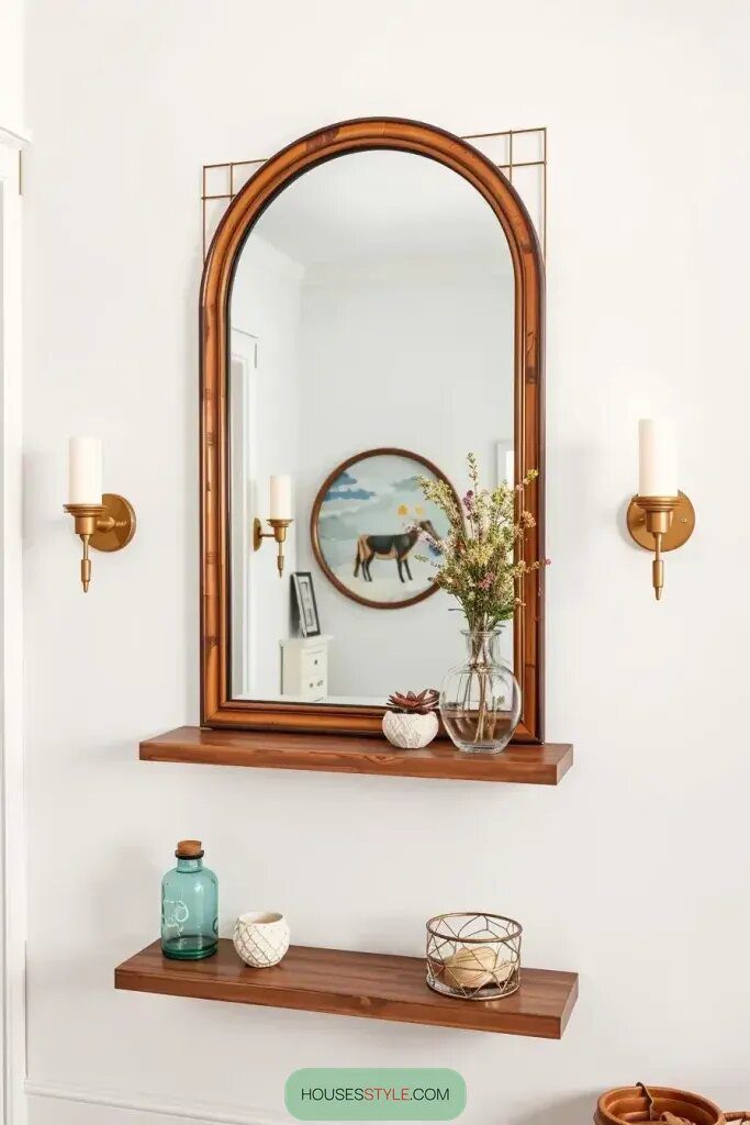 Painted Mirror Borders for Entryway Style