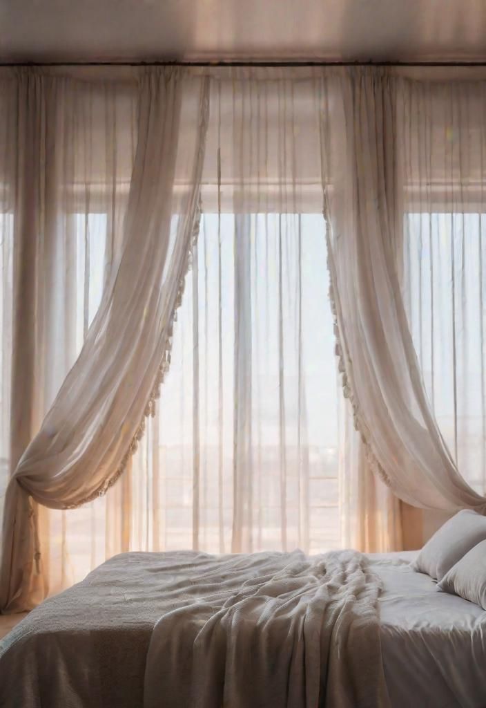12. Flowy Boho Curtain Ideas