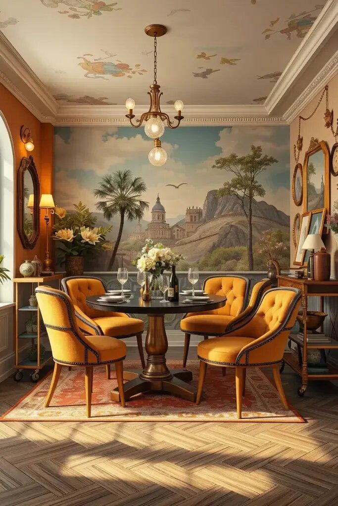 Vintage Mural Designs for Nostalgic Decor - photo 2