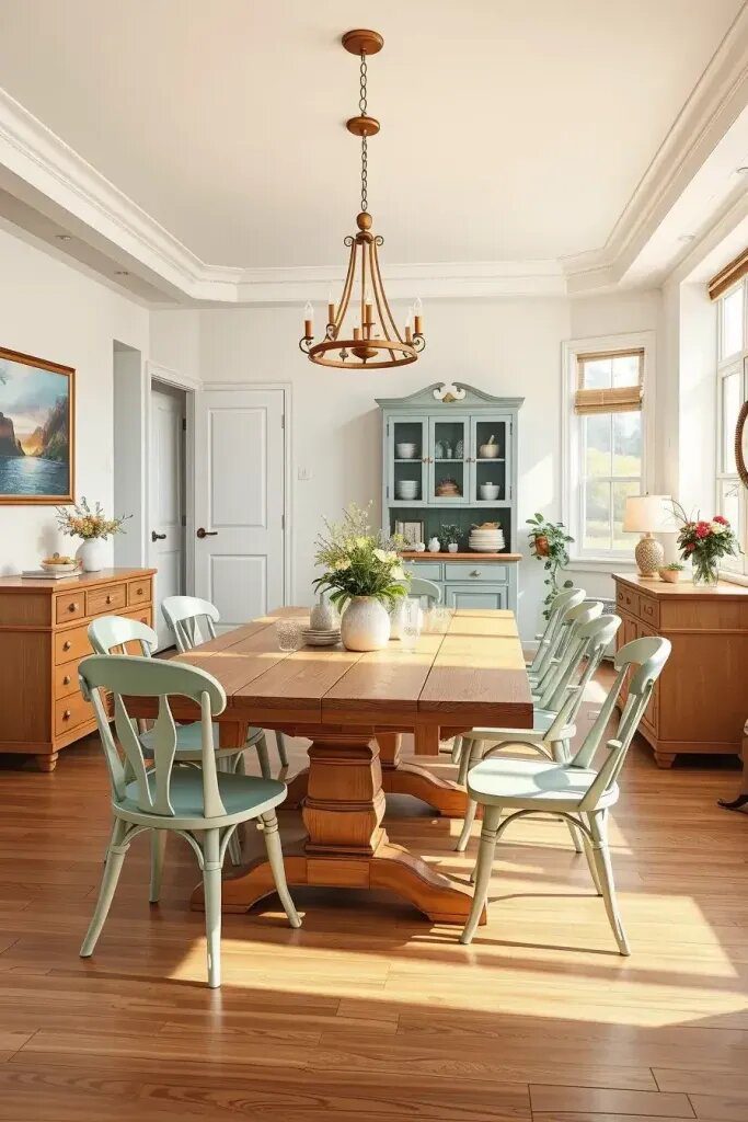 Mixing Painted and Natural Wood Finishes