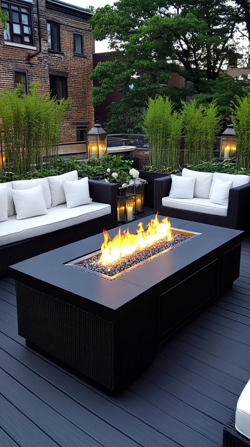 3. Backyard Lounge with Dark Rattan Furniture - photo 2