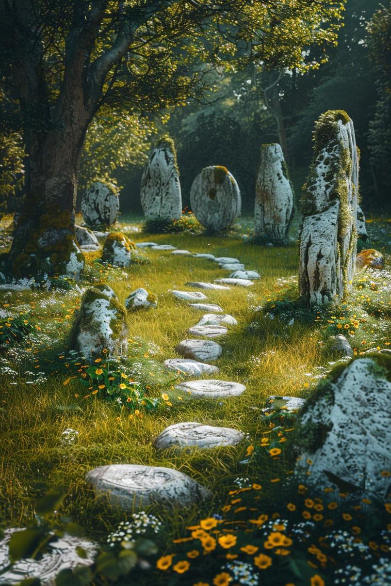 6. Stone Circle Hidden in the Woods