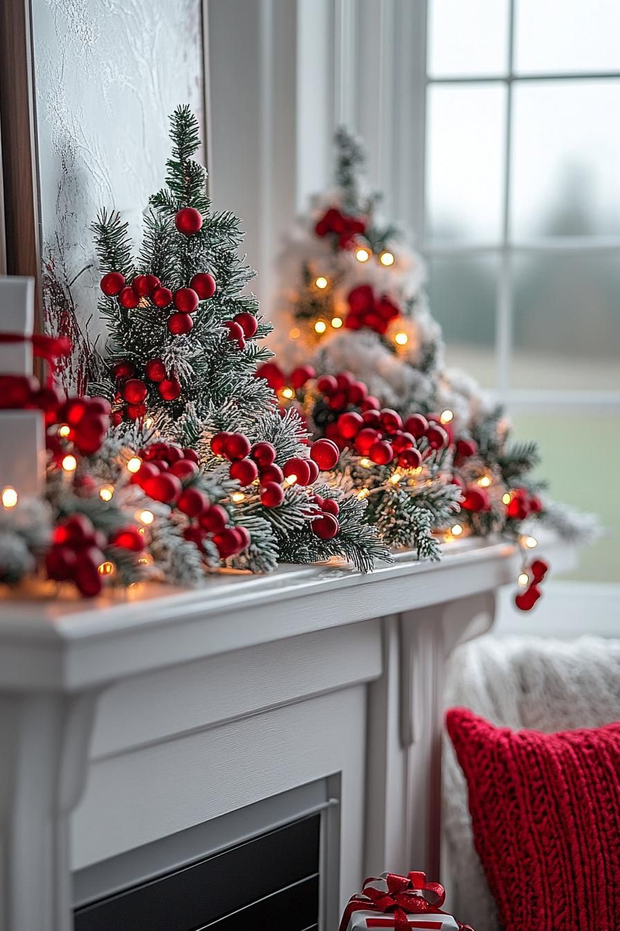 14. Red and White Garland Ideas - photo 3
