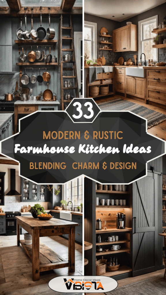 33 Modern Farmhouse Kitchen Ideas: Blending Rustic Charm with Contemporary Design