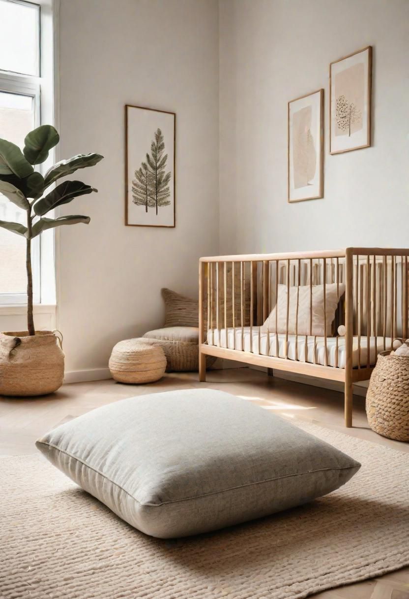 29. Organic Floor Pillows for Extra Seating