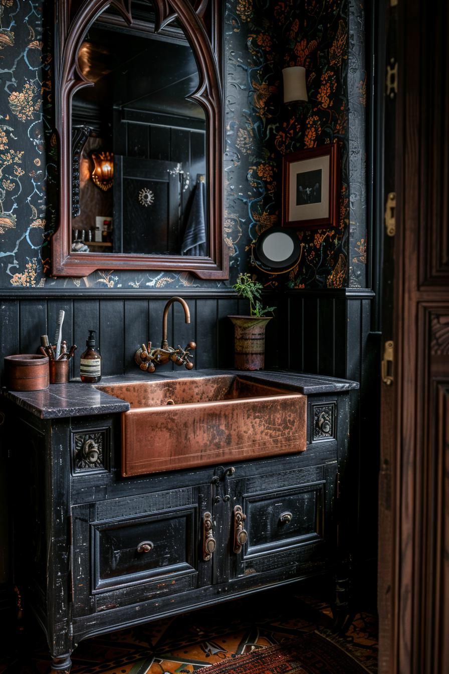 12. Gothic Revival Vanity for Dramatic Style - photo 2