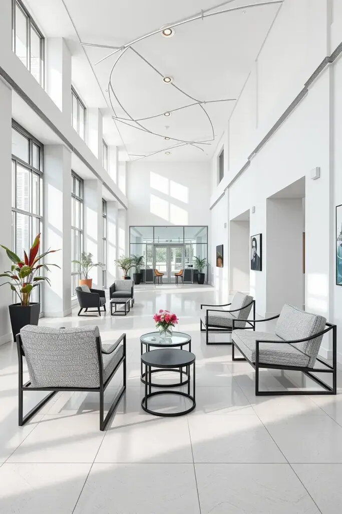 Black and White Hotel Entrances Done Subtly - photo 2
