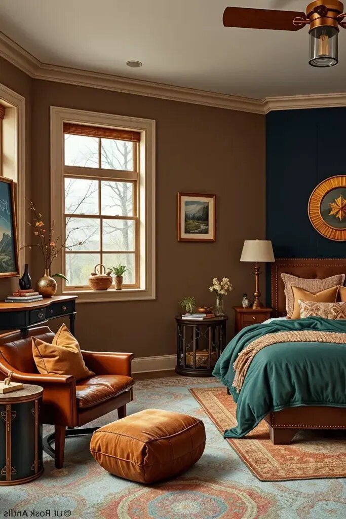 Cabin Color Palettes for a Warm Bedroom