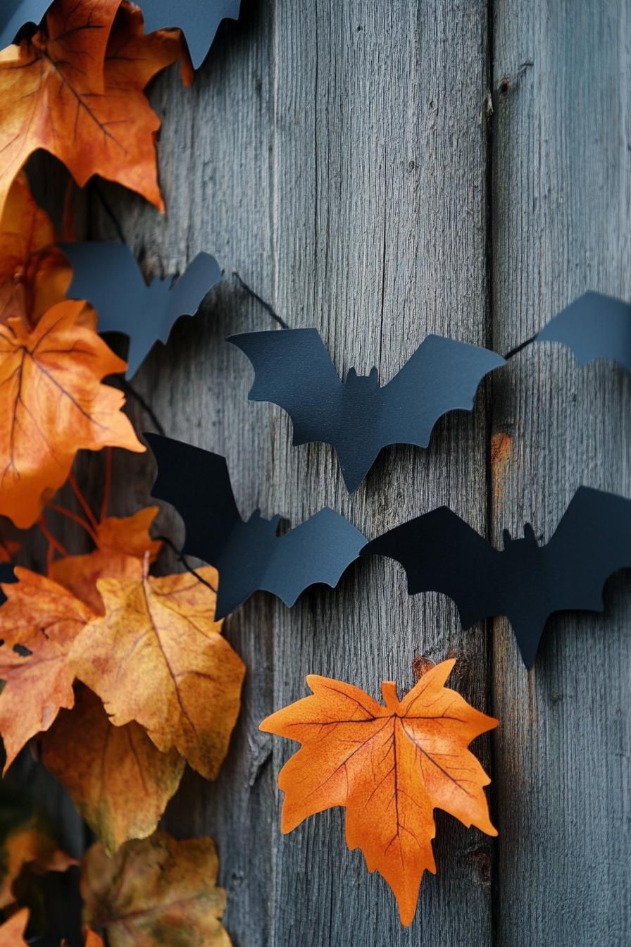 11. Spooky Bat Garland Fence Decor - photo 3