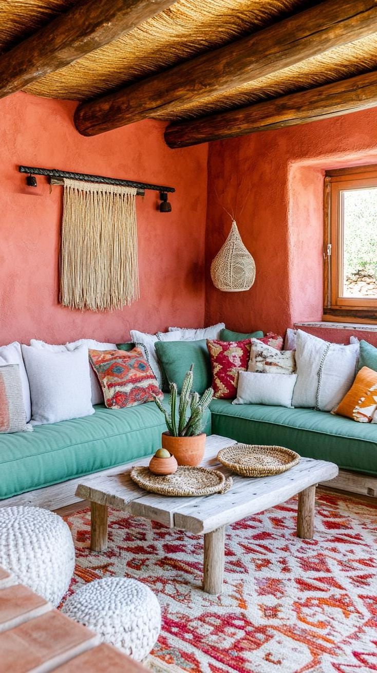 1. Warm Earthy Living Room - photo 3