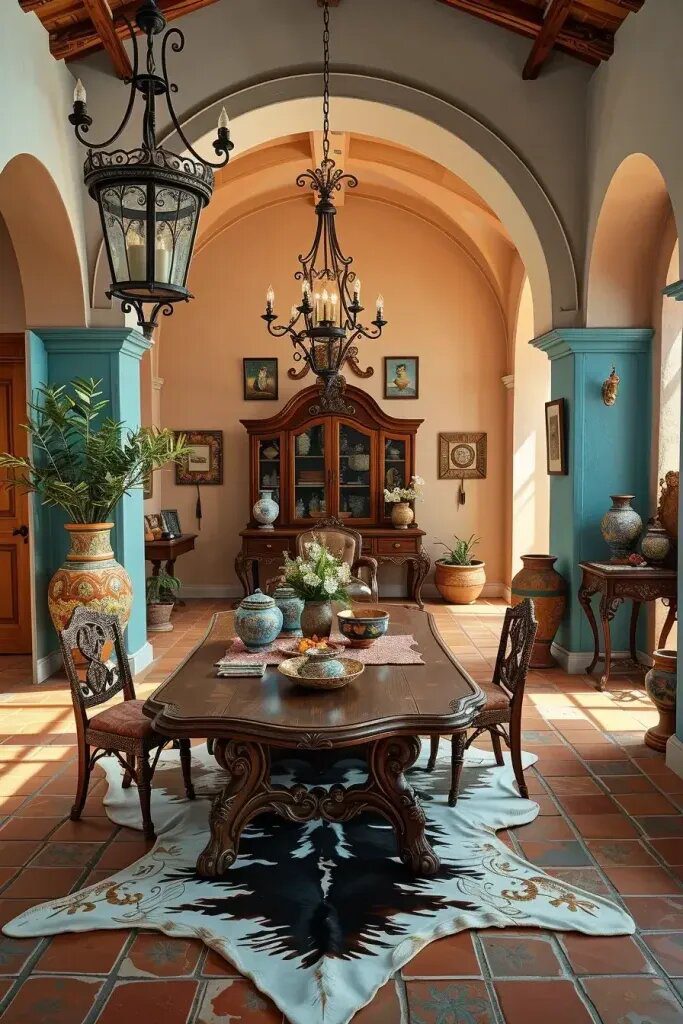 Bright Colors of a Mexican Hacienda