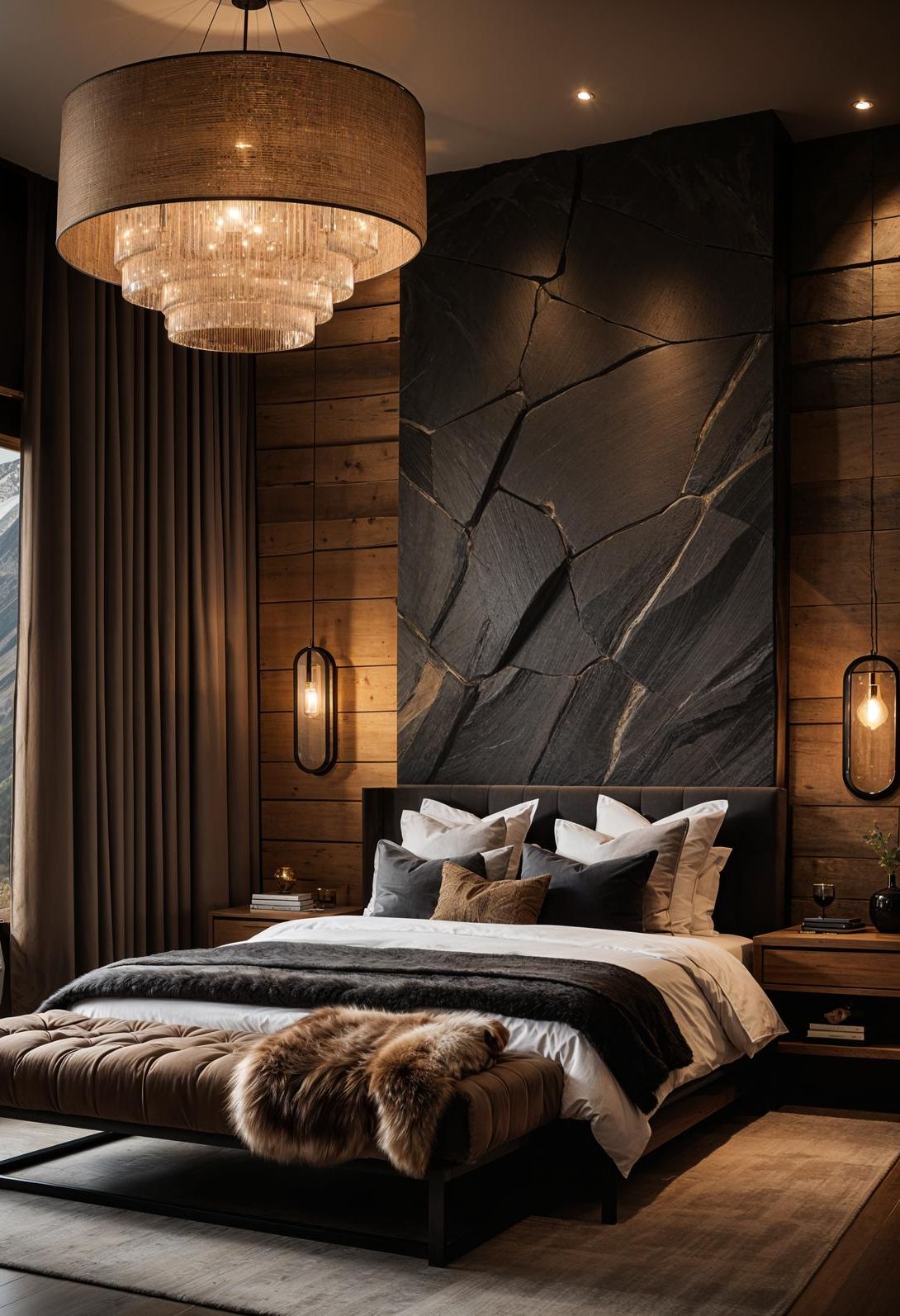 19. Rustic-Chic Mountain Bedroom Retreat - photo 3