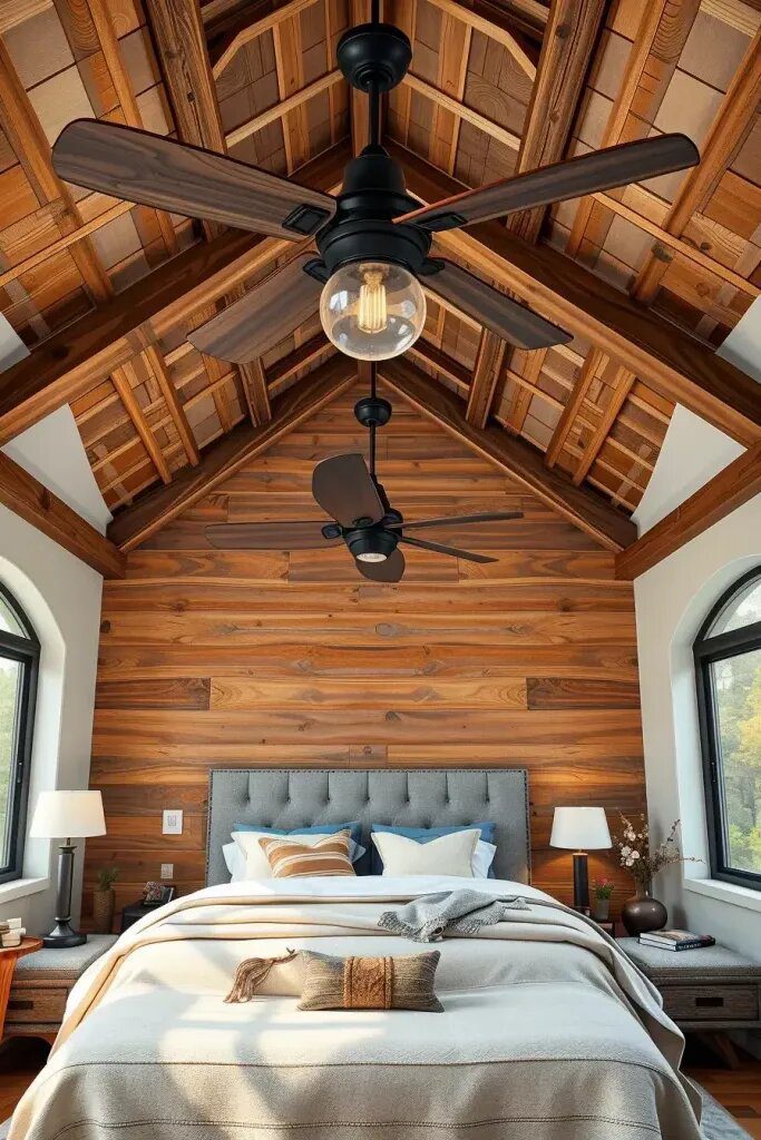 Modern Rustic Ceiling Fans for Cozy Rooms
