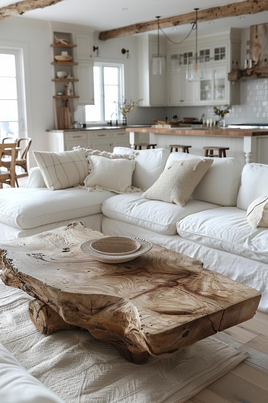 1. Coastal Driftwood Coffee Table Inspiration - photo 2
