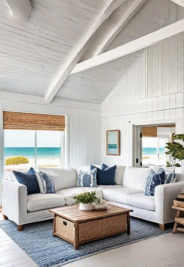 41. Ceiling Ideas with Coastal Charm