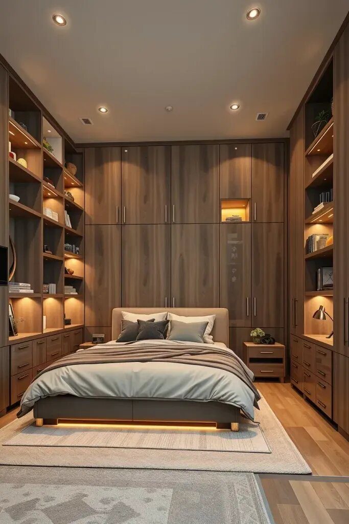 Wall-to-Wall Built-In Storage for Small Bedrooms - photo 2