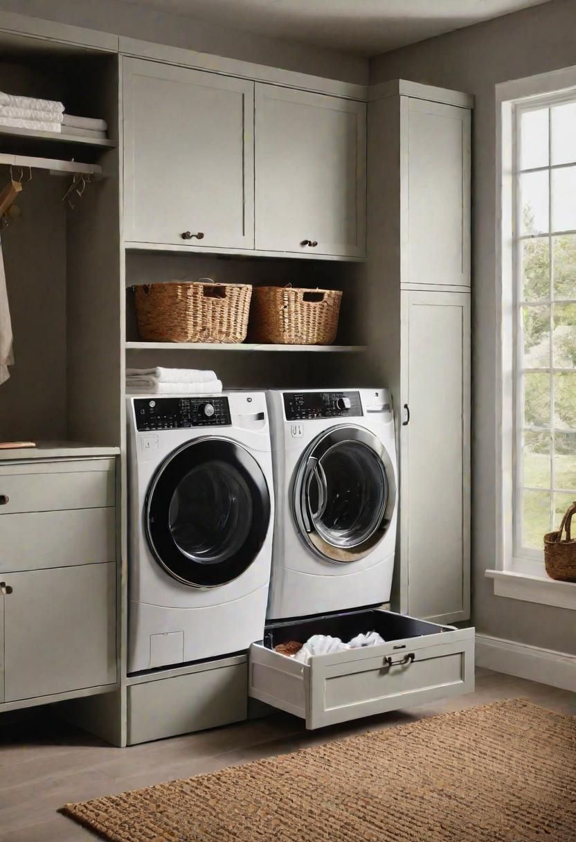 8. Hidden Hamper Tilt-Out Solutions