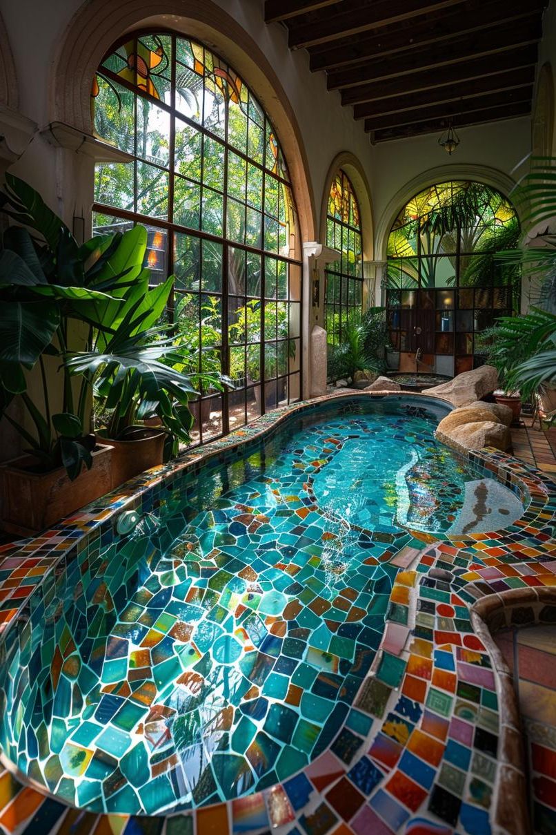 9. Creative Pool Shape Designs