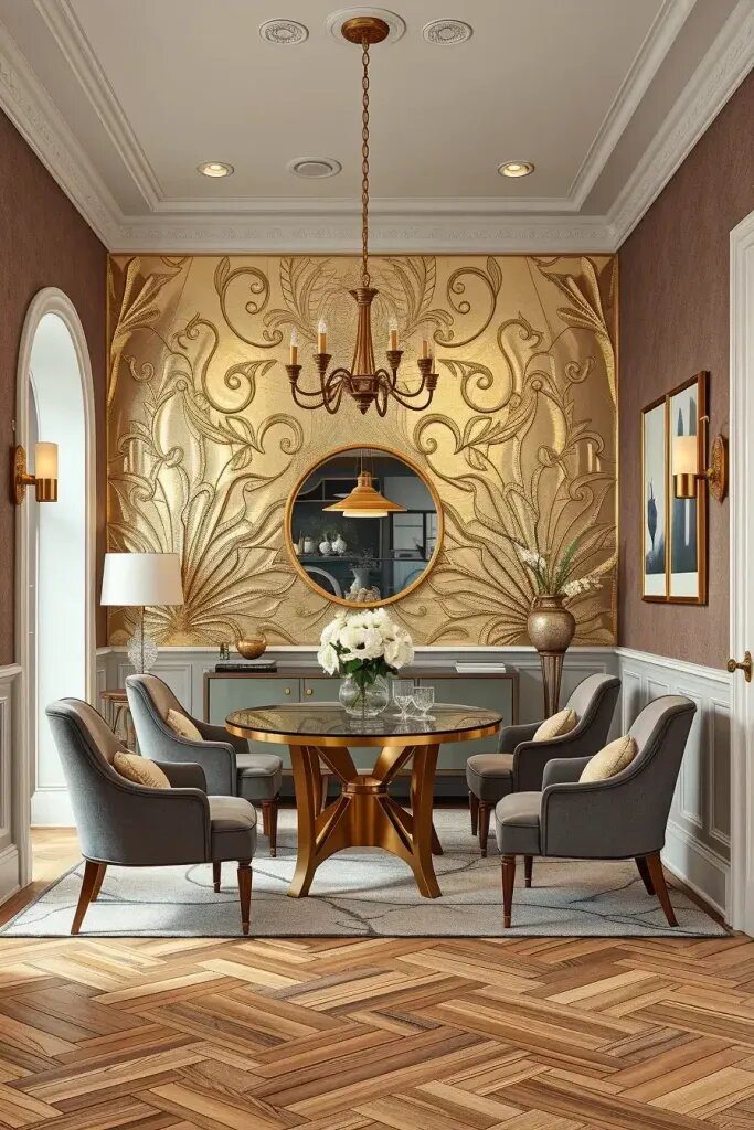 Adding Shine and Texture to DIY Wall Art