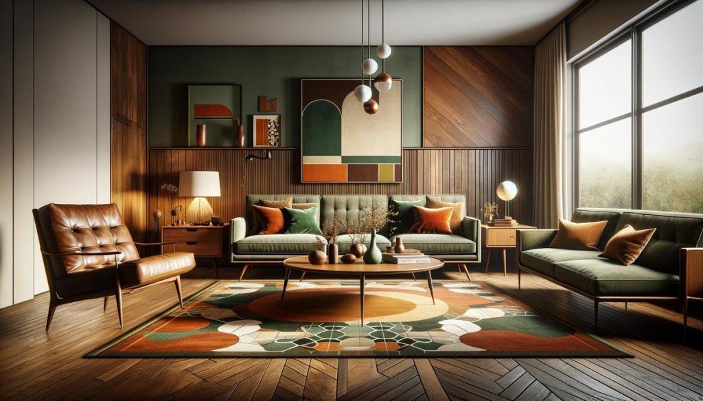 25 Color Palettes for a Mid-Century Modern Living Room - photo 21