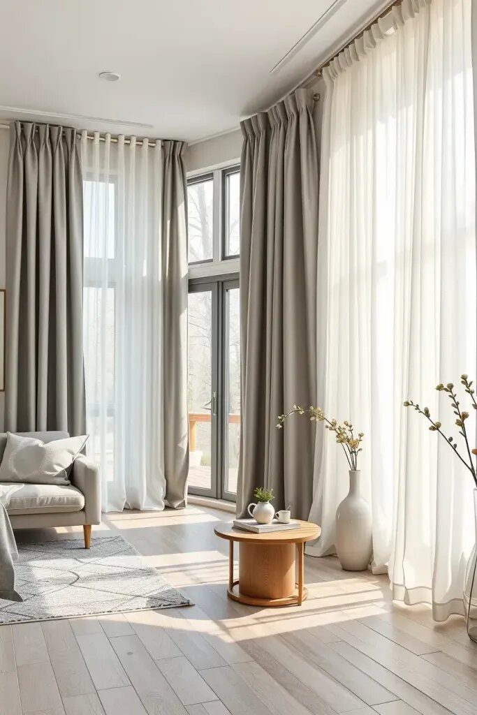 Sheer Curtains from Floor to Ceiling