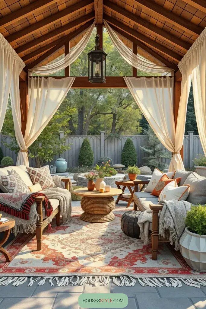 Layered Textiles For A Chic, Cozy Look
