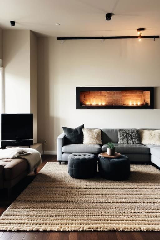 19. Layered Rugs for Texture and Depth