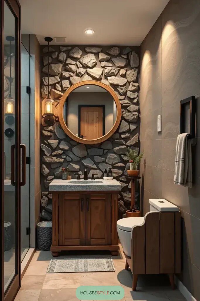 Dramatic Stone Walls as a Design Statement - photo 2