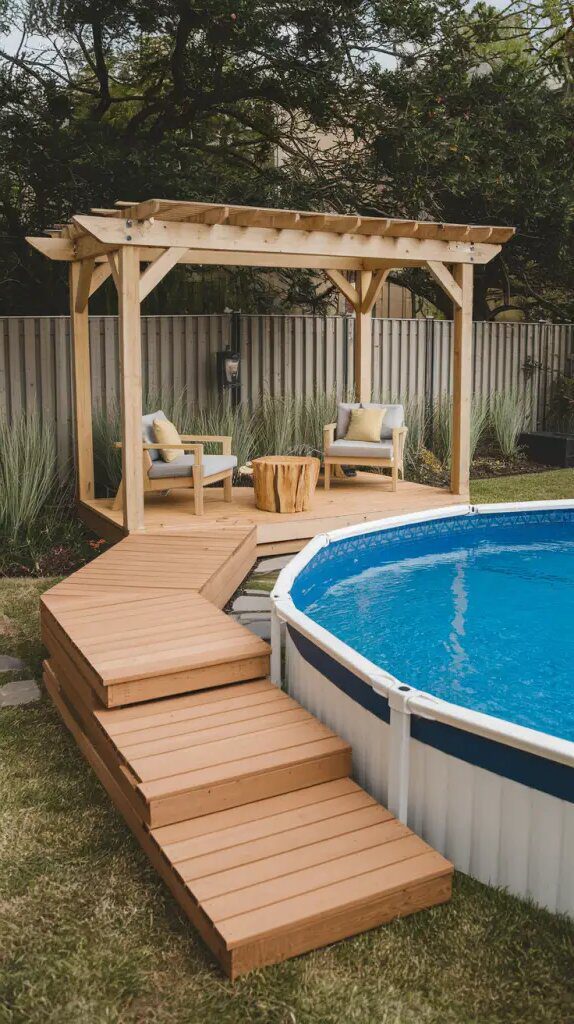 Wallet-Friendly Deck Ideas for Above Ground Pools - photo 2