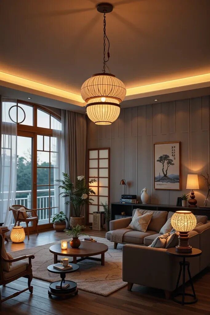 Layered Soft Lighting for Japandi Evenings