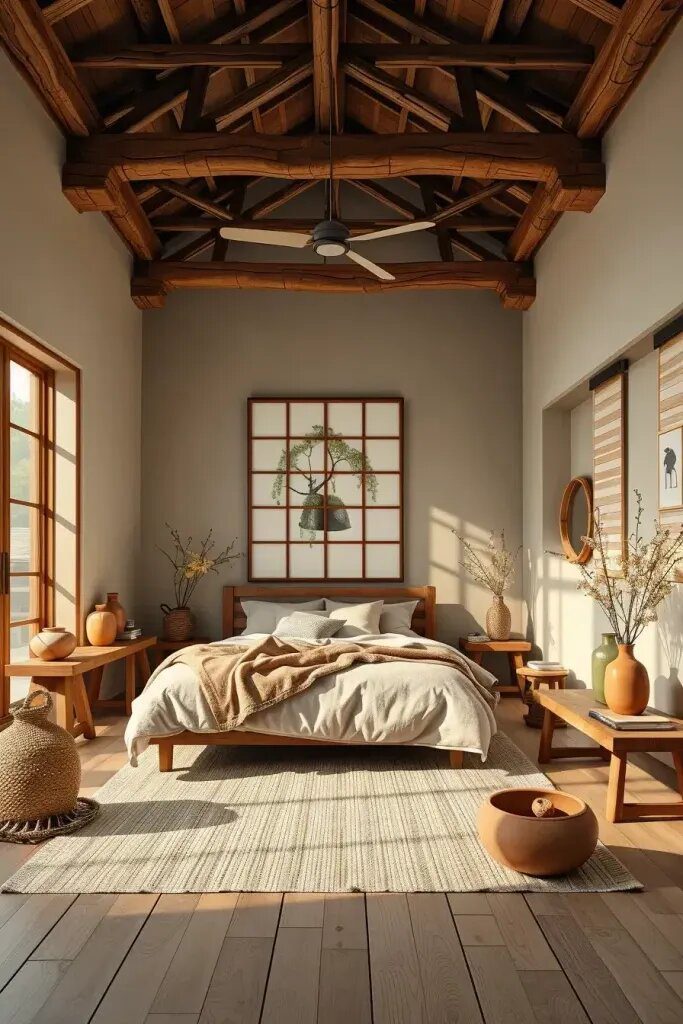 Earthy Tones and Wood for a Nature-Inspired Room - photo 2