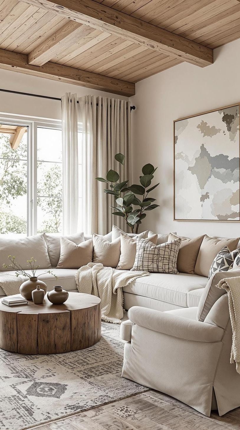 14. Reclaimed Wood and Soft Upholstery Combinations - photo 2