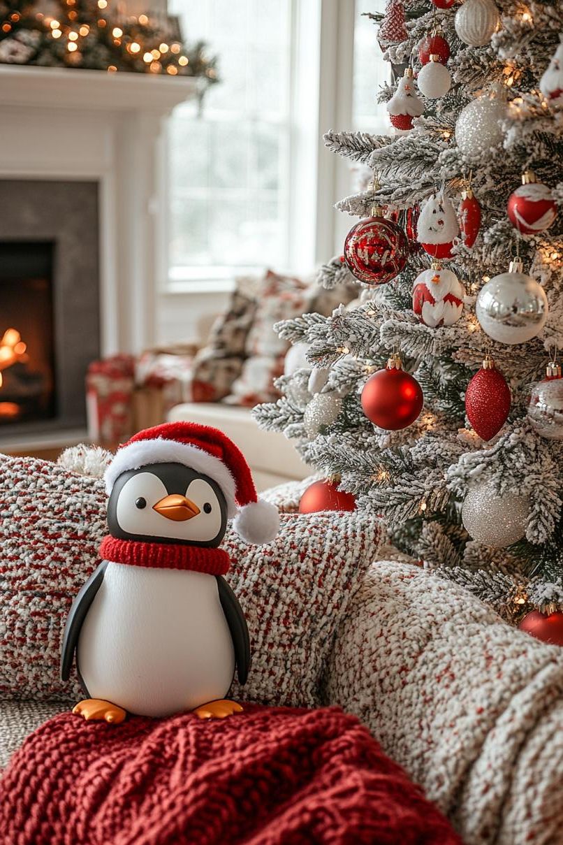 9. Penguin Wonderland Living Room Theme - photo 3