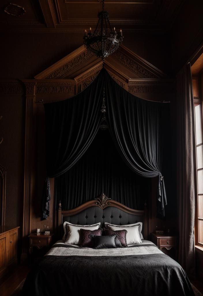 17. Gothic Headboard Design Idea