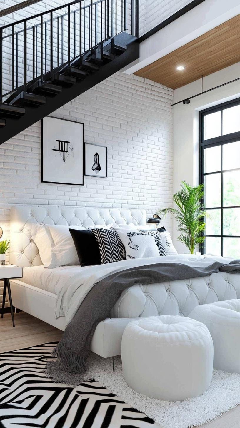 13. Modern Monochrome Loft Design - photo 3