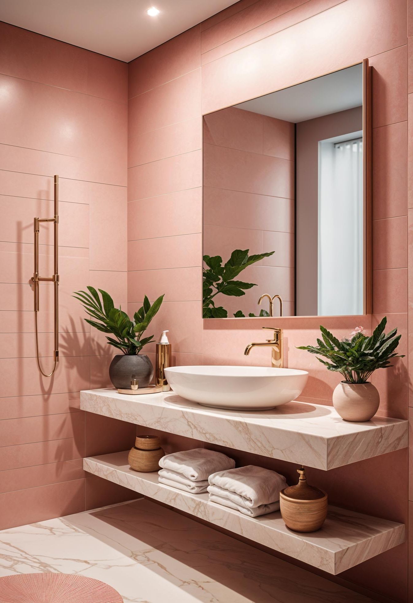 21. Creating a Serene Pink Bathroom Retreat - photo 2